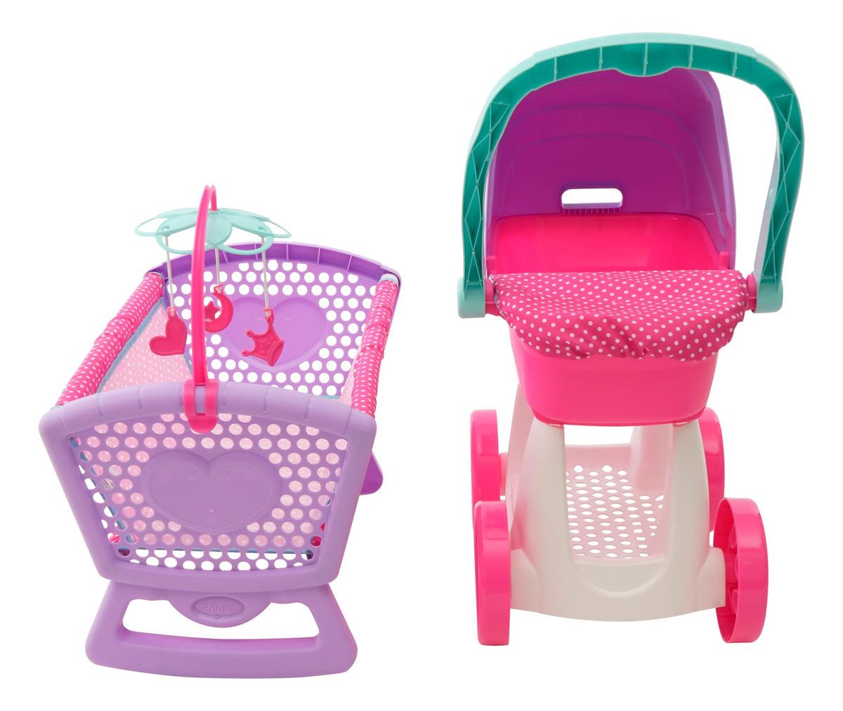 prinsel-combo-baby-carriolita-cunita-para-mu-ecas image 2