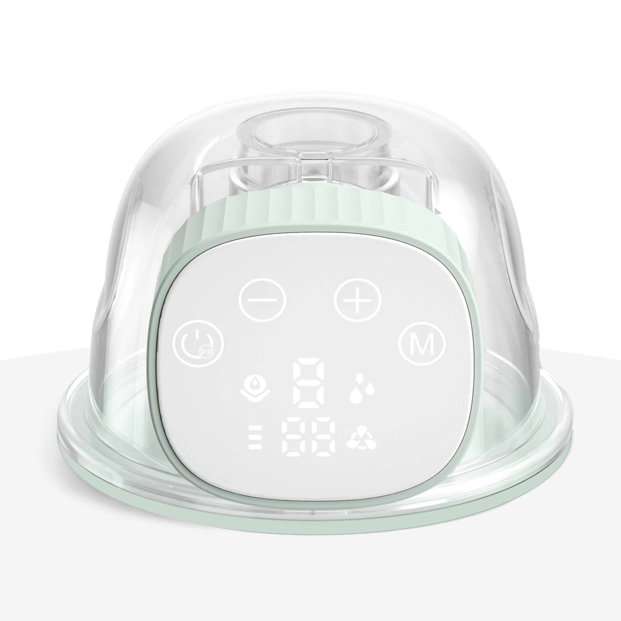 kikkaboo-noa-sacaleches-el-ctrico-manos-libres-3-modos-9-niveles-led-menta image 4