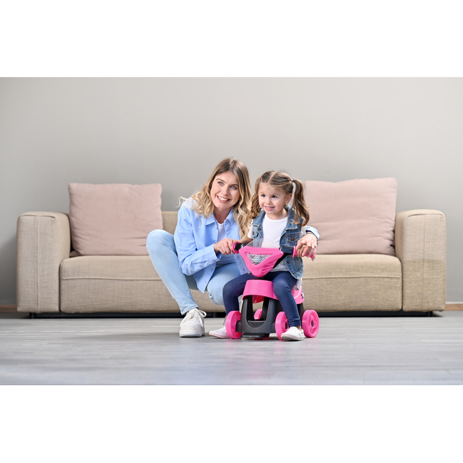 prinsel-moto-gt-rosa-montable-correpasillos-infantil image 2