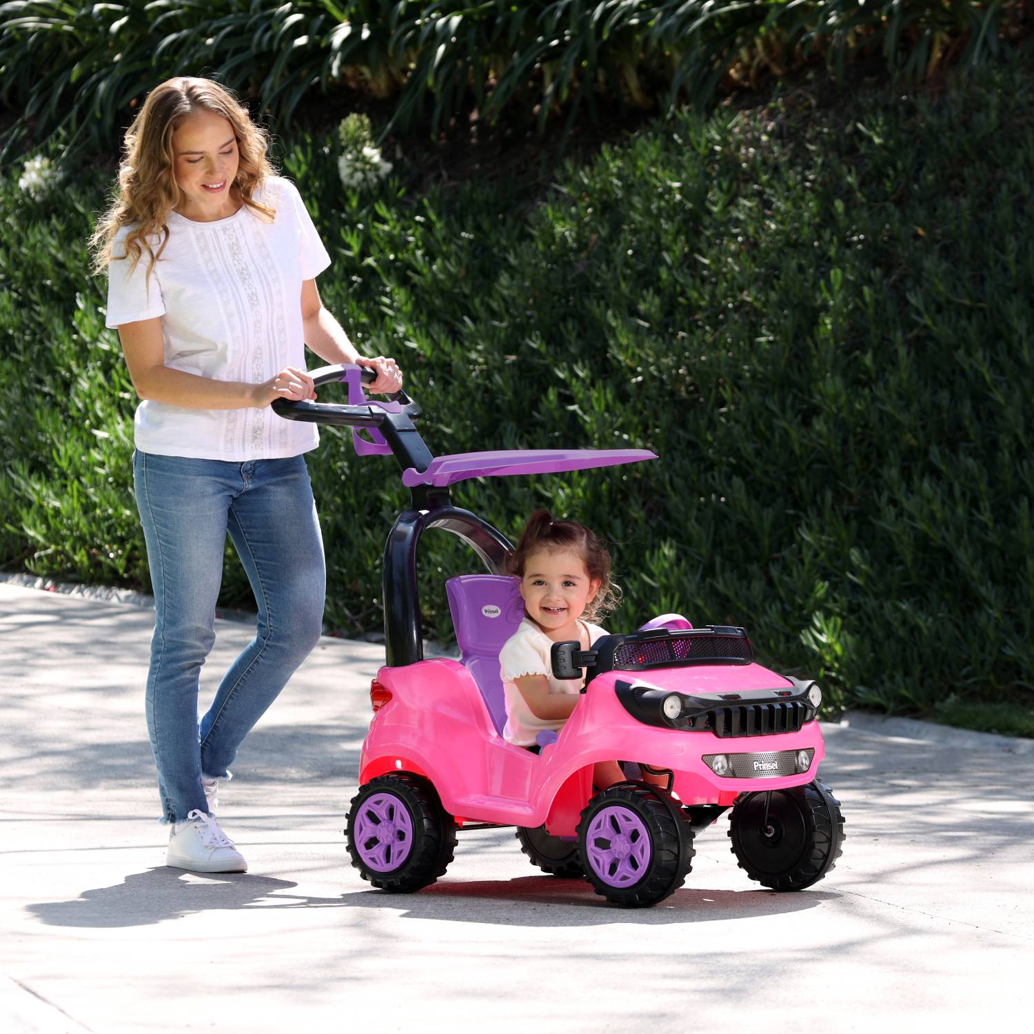prinsel-adventure-max-girl-push-car-con-respaldo-reclinable image 2