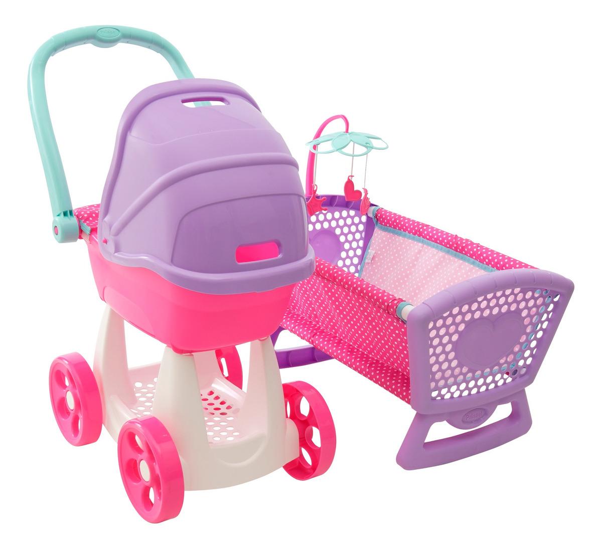 prinsel-combo-baby-carriolita-cunita-para-mu-ecas image 1