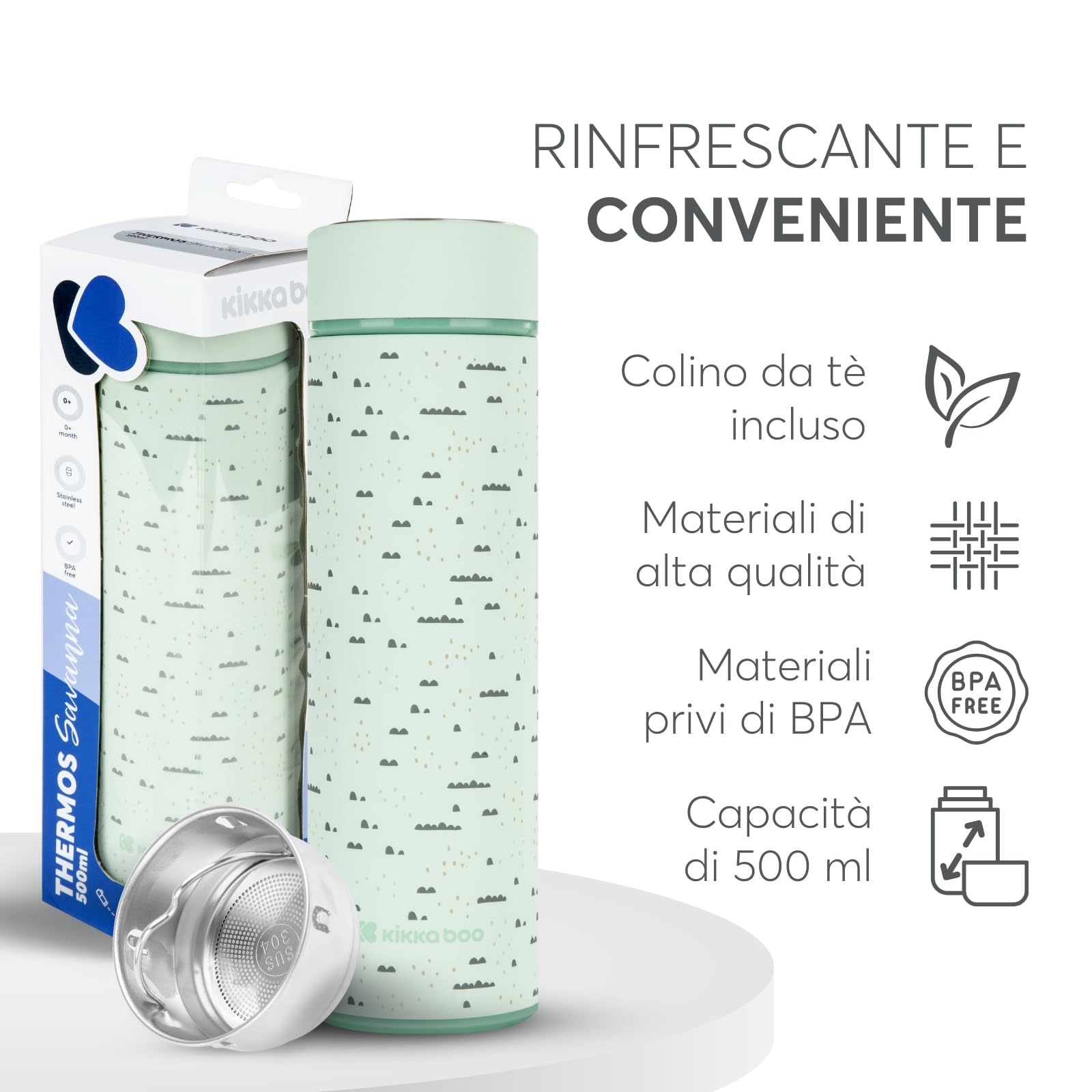 kikkaboo-savanna-termo-para-beb-acero-inoxidable-500-ml-menta image 4