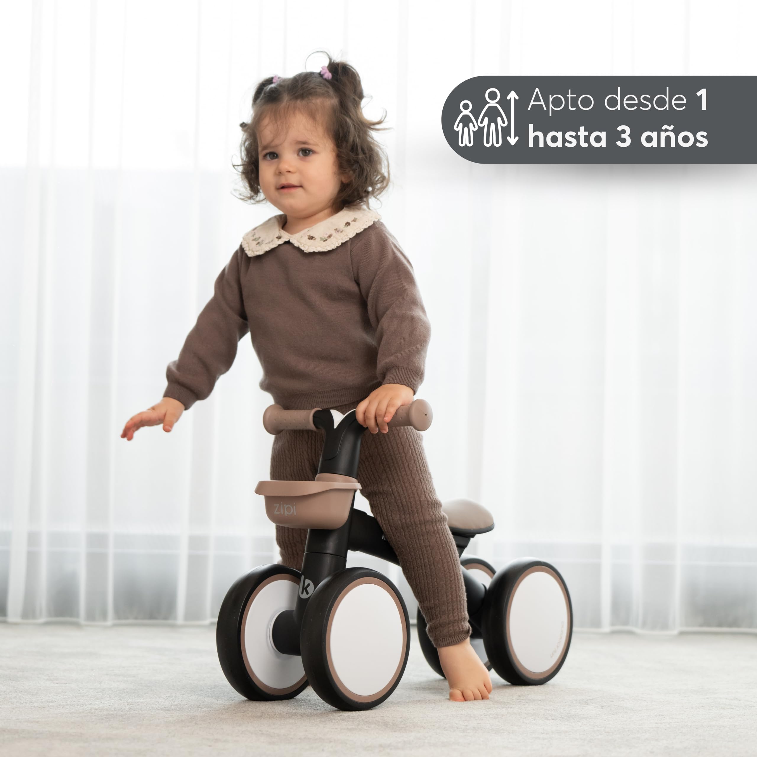 kikkaboo-zipi-bicicleta-sin-pedales-1-3-a-os-rosa-con-cesta image 2