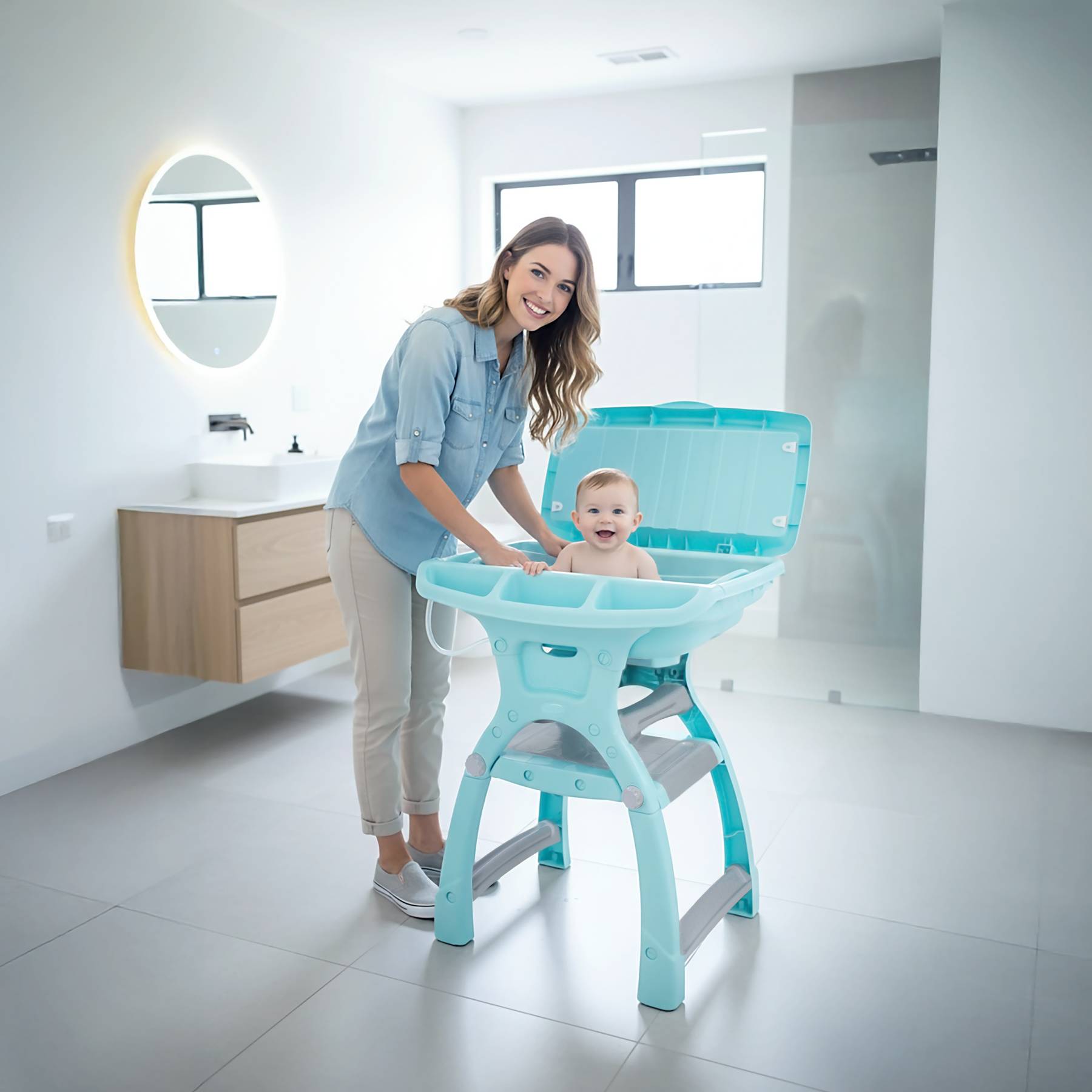 prinsel-baby-evolution-3-en-1-ba-era-silla-alta-azul image 5