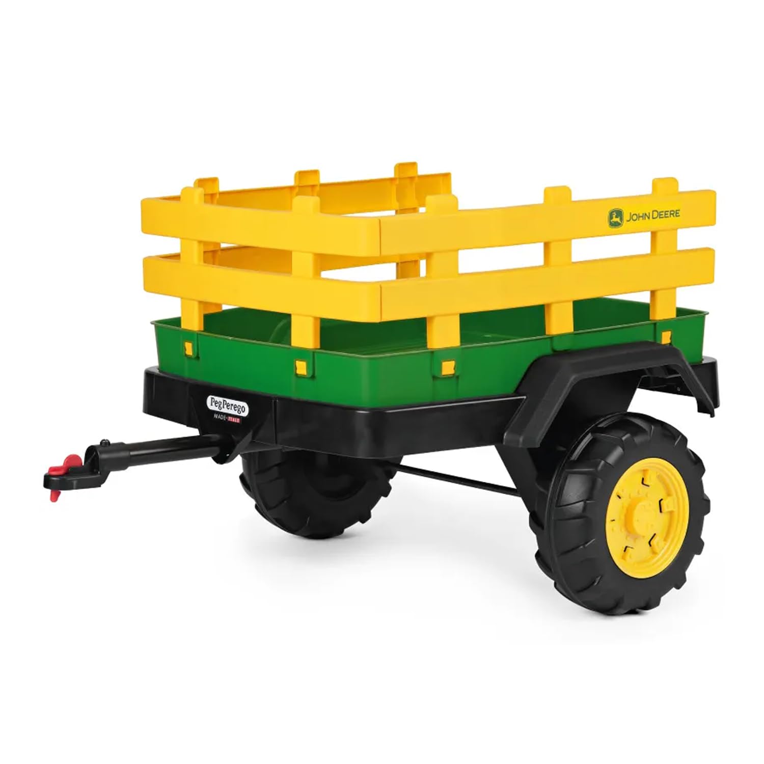 peg-perego-john-deere-dual-force-trailer-remolque-de-dos-ruedas-para-tractor-el- image 1