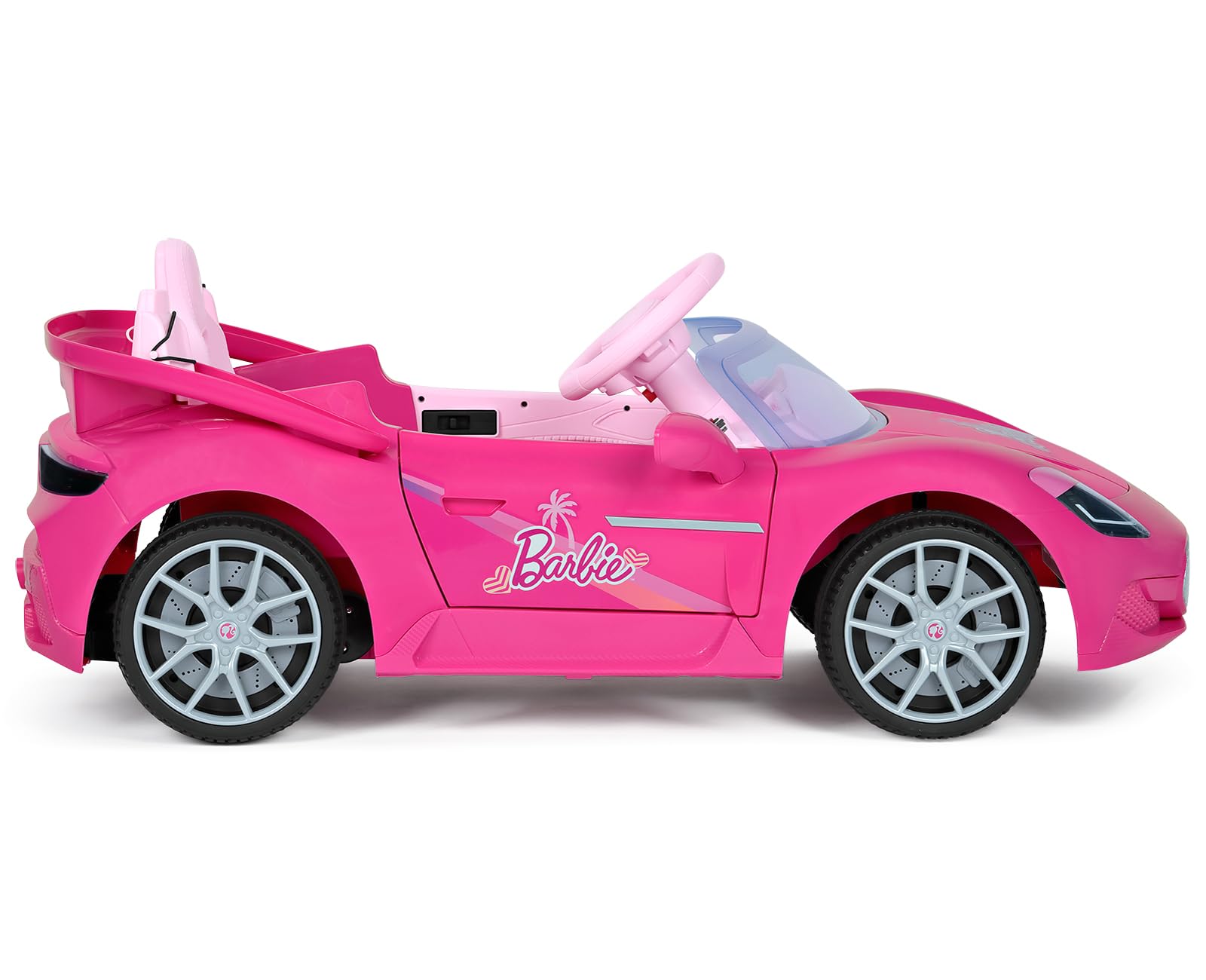 peg-perego-barbie-rc-coche-el-ctrico-12v-2-plazas-mu-ecas-con-mando image 3