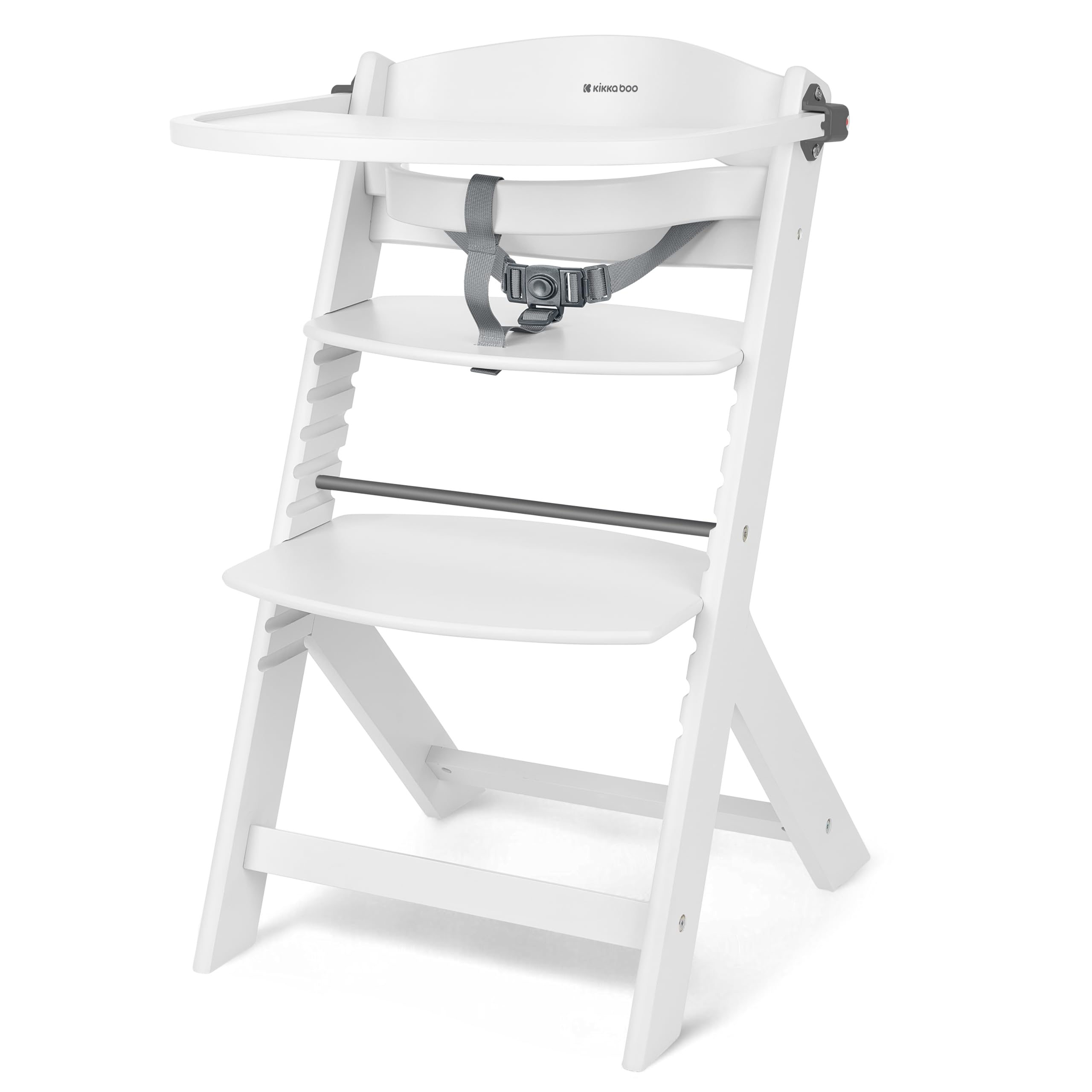kikkaboo-nordy-trona-evolutiva-de-madera-blanca-hasta-35-kg image 1