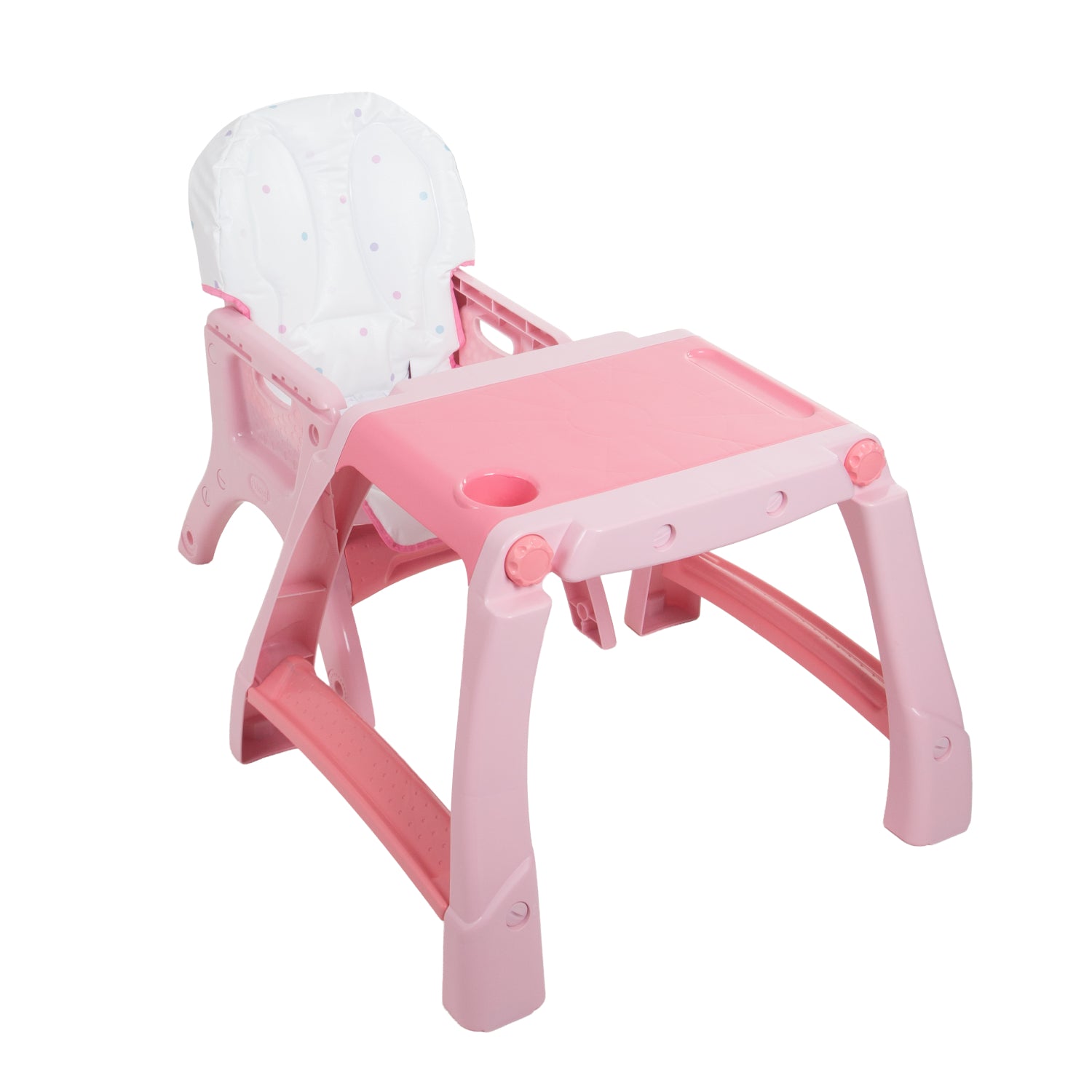 prinsel-kinder-city-2-en-1-rosa-silla-alta-convertible-a-escritorio image 6
