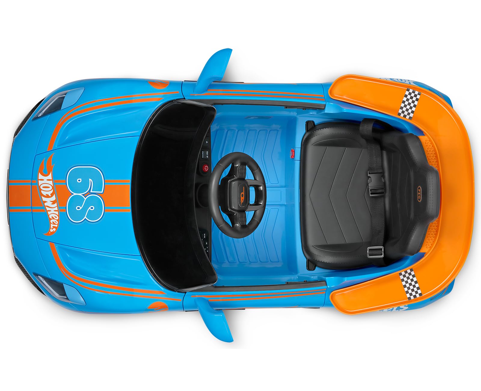 peg-perego-hot-wheels-rc-coche-el-ctrico-teledirigido-12v-con-mando-luces-sonido image 5