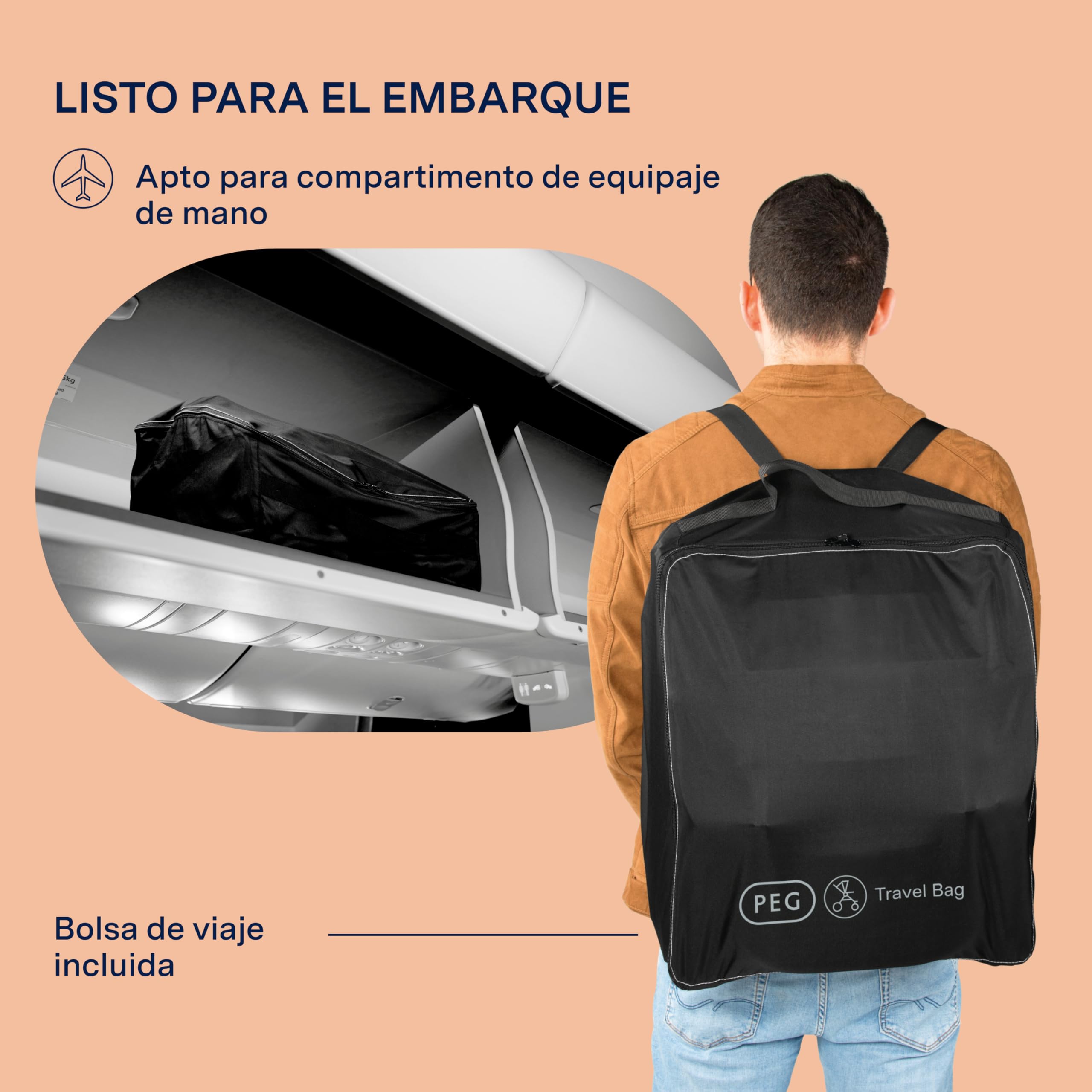 peg-perego-volo-mon-amour-silla-de-paseo-ligera-5-4-kg-avi-n-hasta-22-kg-con-bol image 5