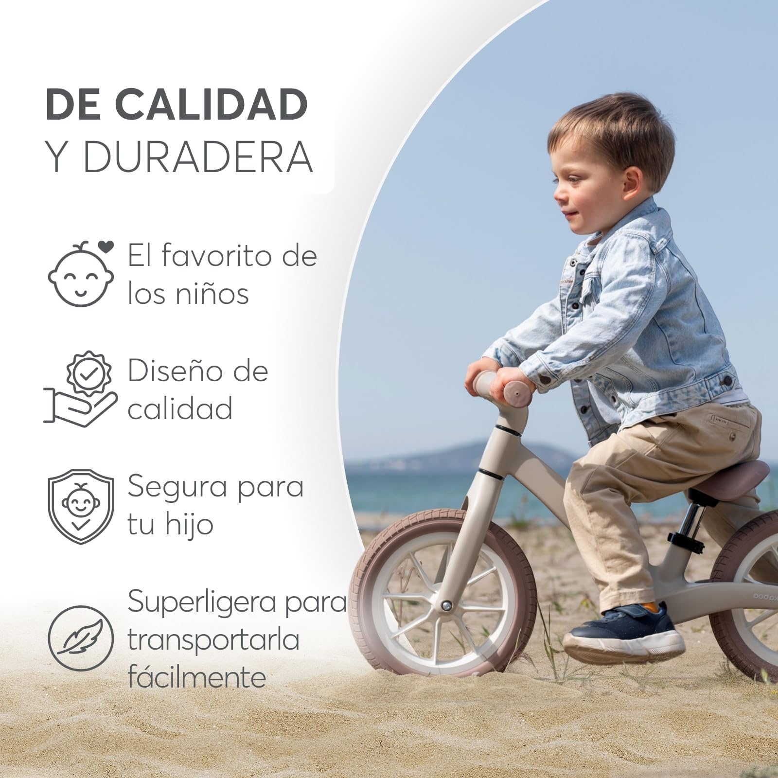 kikkaboo-lanser-bicicleta-sin-pedales-12-verde-militar image 5