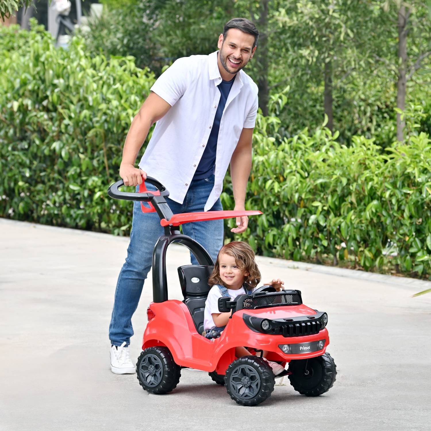 prinsel-adventure-max-boy-push-car-con-respaldo-reclinable image 2
