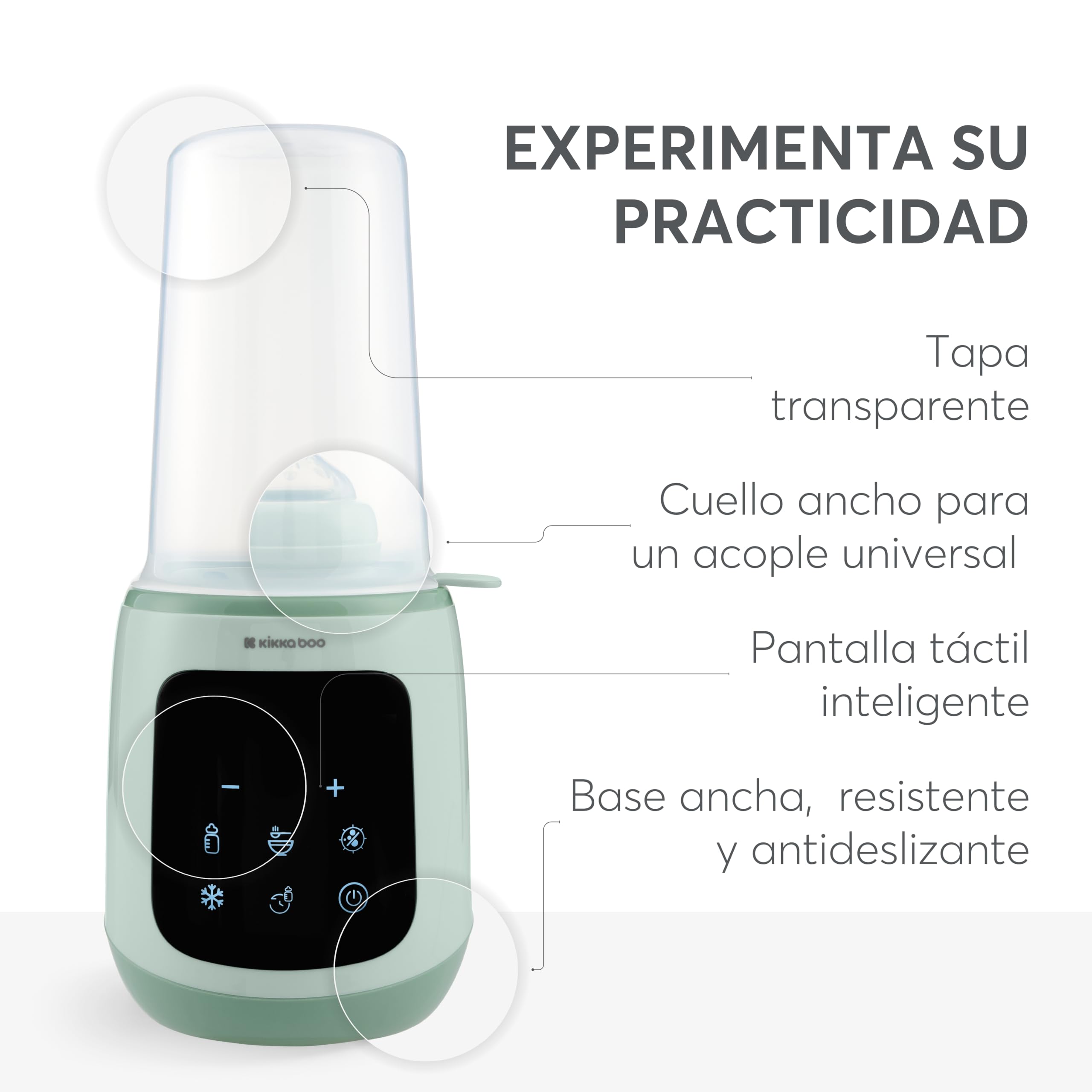 kikkaboo-caldo-calienta-biberones-port-til-4-en-1-esterilizador-descongelador-me image 6