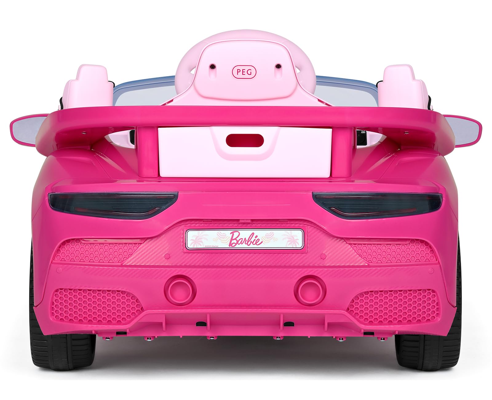 peg-perego-barbie-rc-coche-el-ctrico-12v-2-plazas-mu-ecas-con-mando image 4