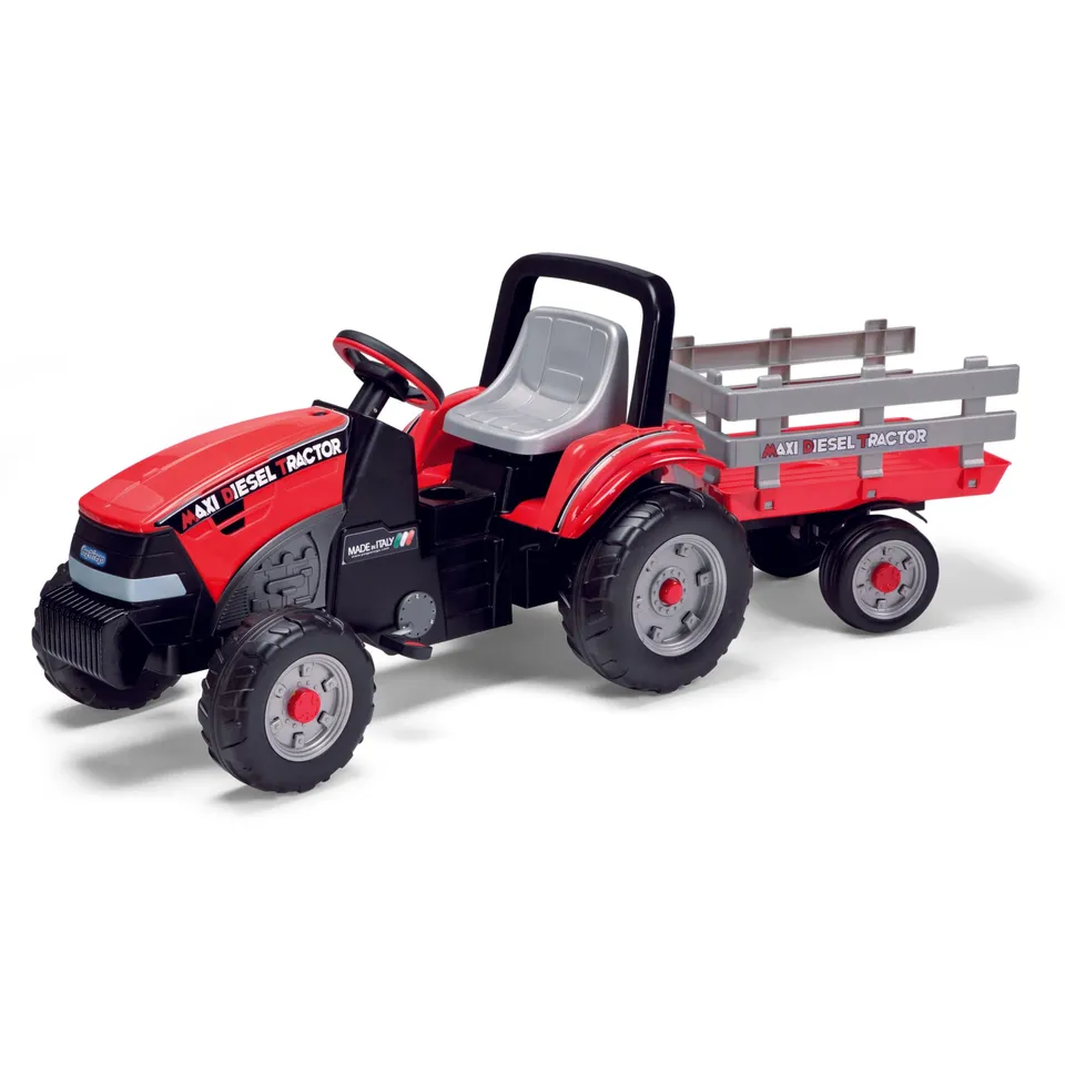 peg-perego-maxi-diesel-tractor-de-pedales-con-remolque-a-partir-de-2-a-os image 1