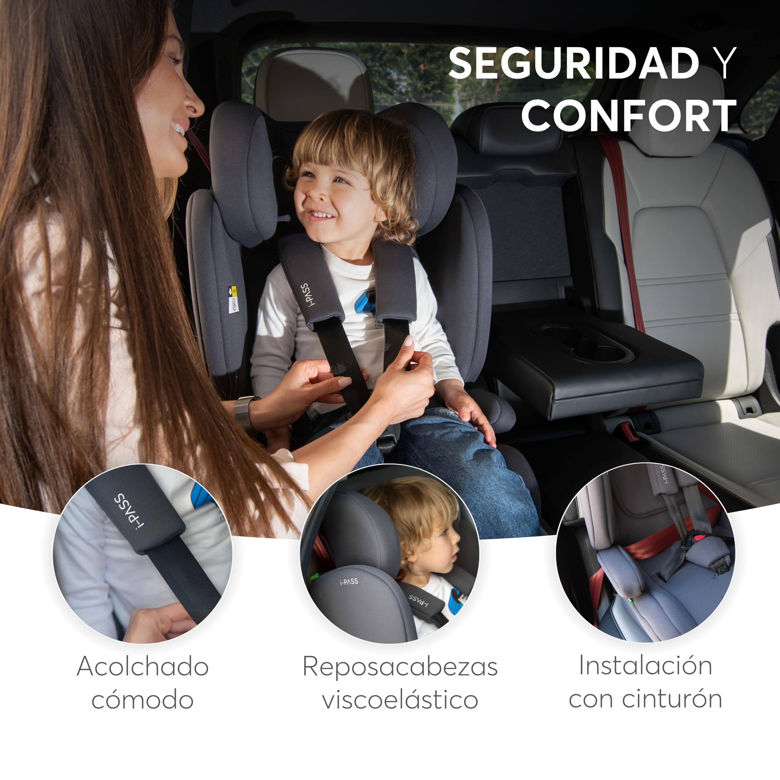 kikkaboo-i-pass-silla-de-coche-grupo-1-2-3-9-36-kg-76-150-cm-gris image 7