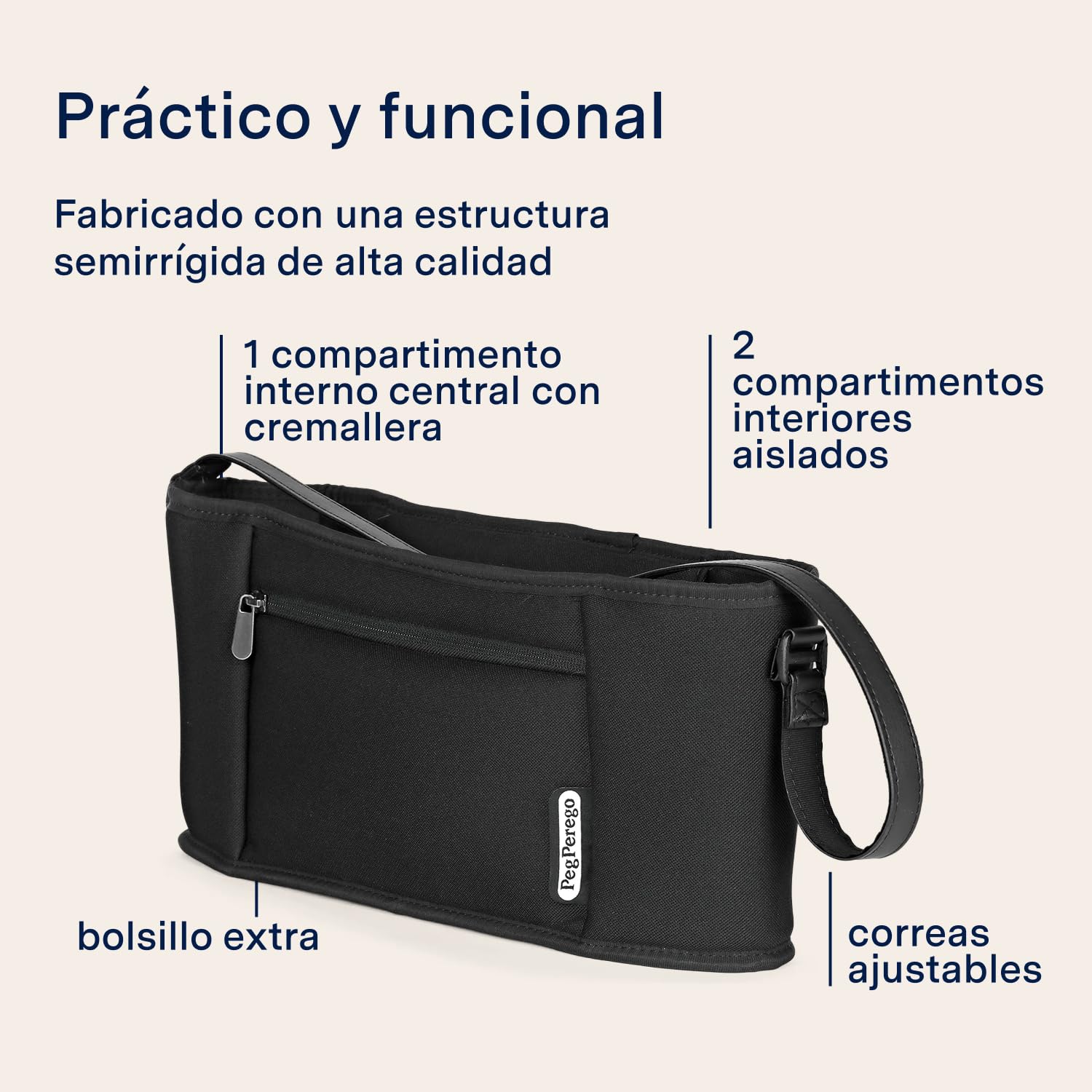 peg-perego-organizer-bolso-organizador-con-bandolera-para-silla-de-paseo image 3