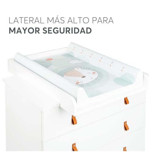 kikkaboo-jungle-king-cambiador-impermeable-80x50-cm-verde-menta image 8