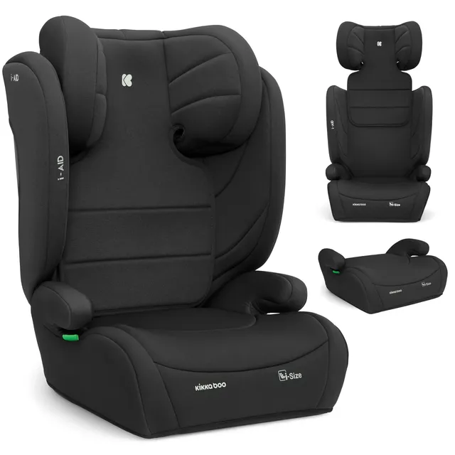kikkaboo-i-aid-silla-de-coche-grupo-2-3-15-36-kg-100-150-cm-negro-sin-isofix image 1