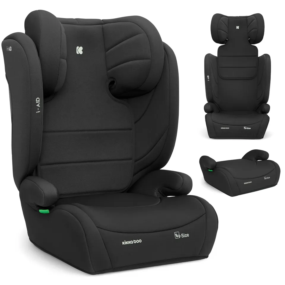 kikkaboo-i-aid-silla-de-coche-grupo-2-3-15-36-kg-100-150-cm-negro-sin-isofix image 1