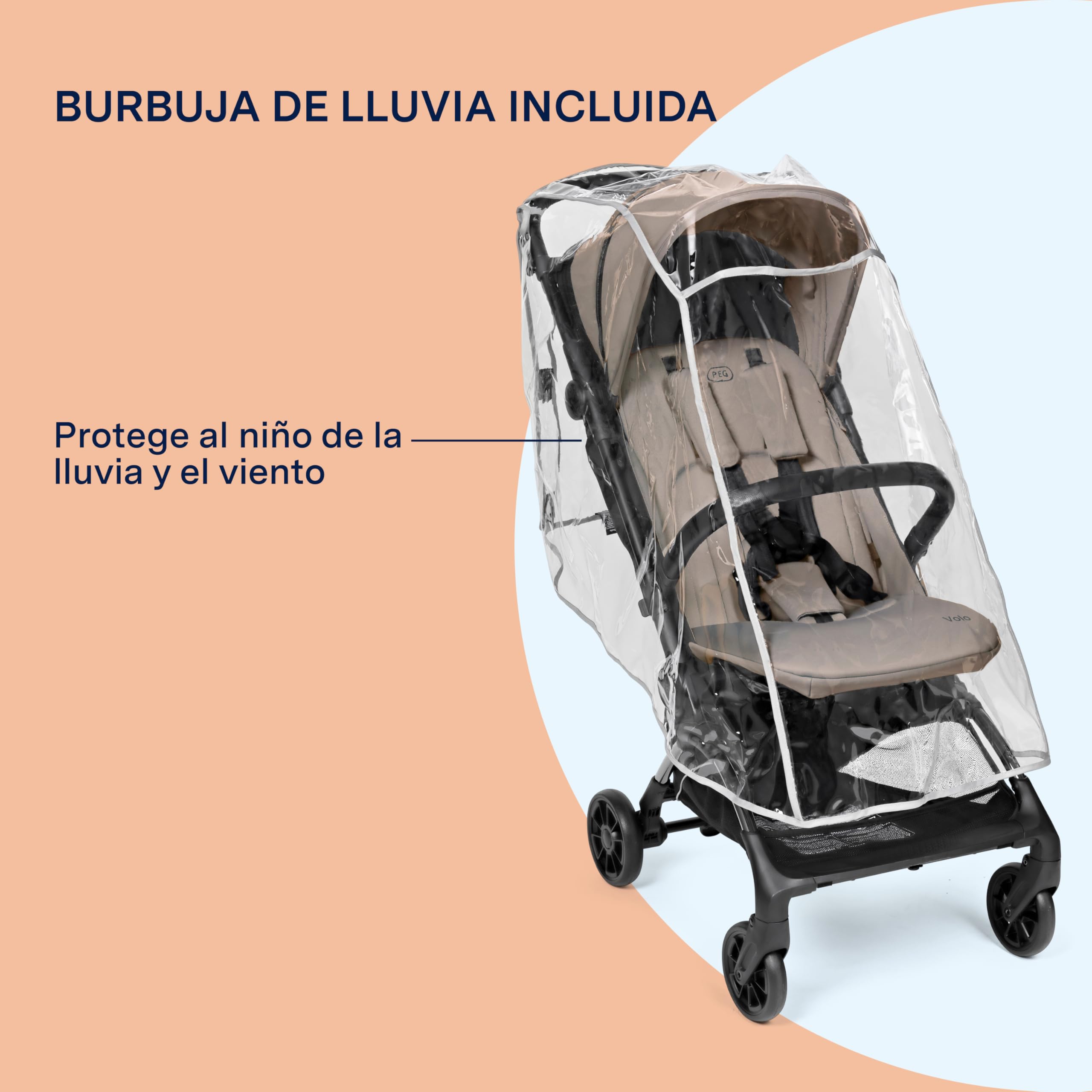 peg-perego-volo-mon-amour-silla-de-paseo-ligera-5-4-kg-avi-n-hasta-22-kg-con-bol image 3