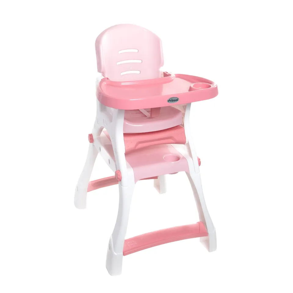 silla-alta-prinsel-caddy-2-en-1-rosa image 1