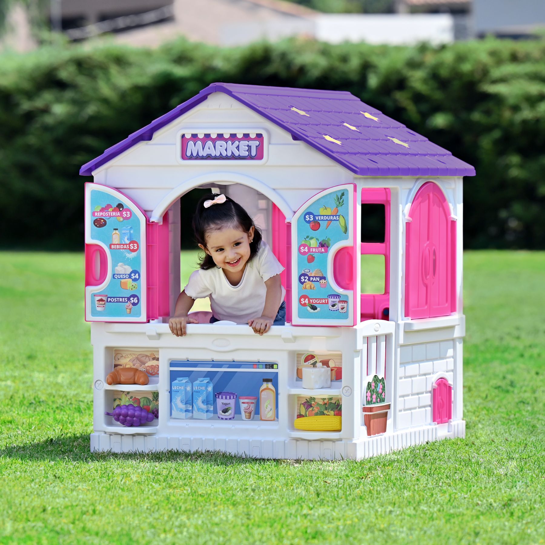 prinsel-playhouse-2-en-1-ni-a-casita-supermercado image 2