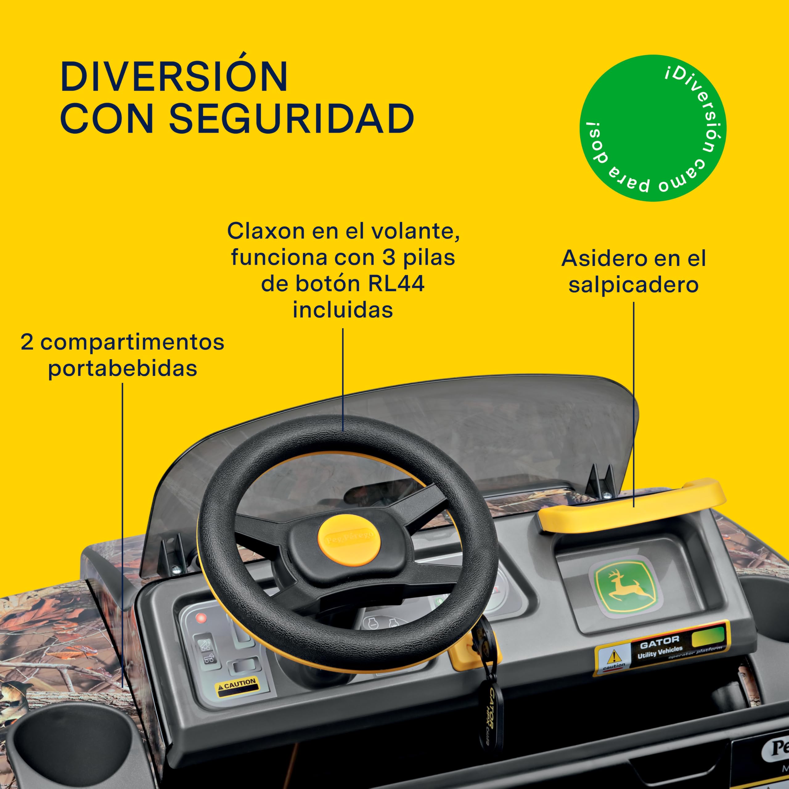peg-perego-john-deere-gator-hpx-camo-tractor-el-ctrico-12v-2-plazas image 4