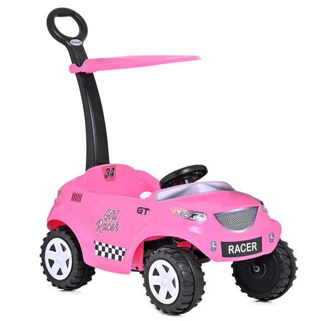 prinsel-push-car-corsa-rosa-montable-deportivo-con-sonidos image 1