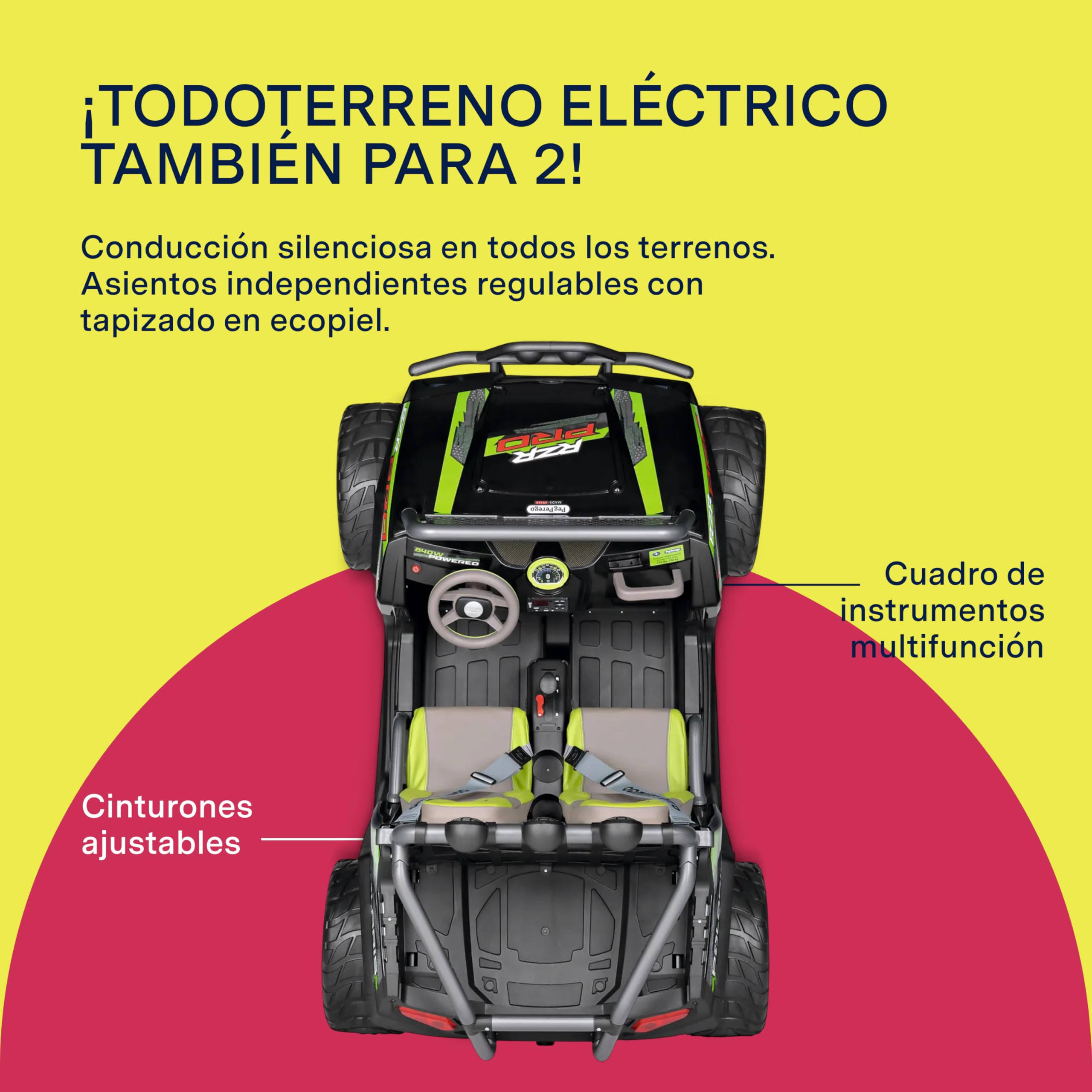 peg-perego-polaris-rzr-pro-green-shadow-todo-terreno-el-ctrico-infantil-24v-2-mo image 4