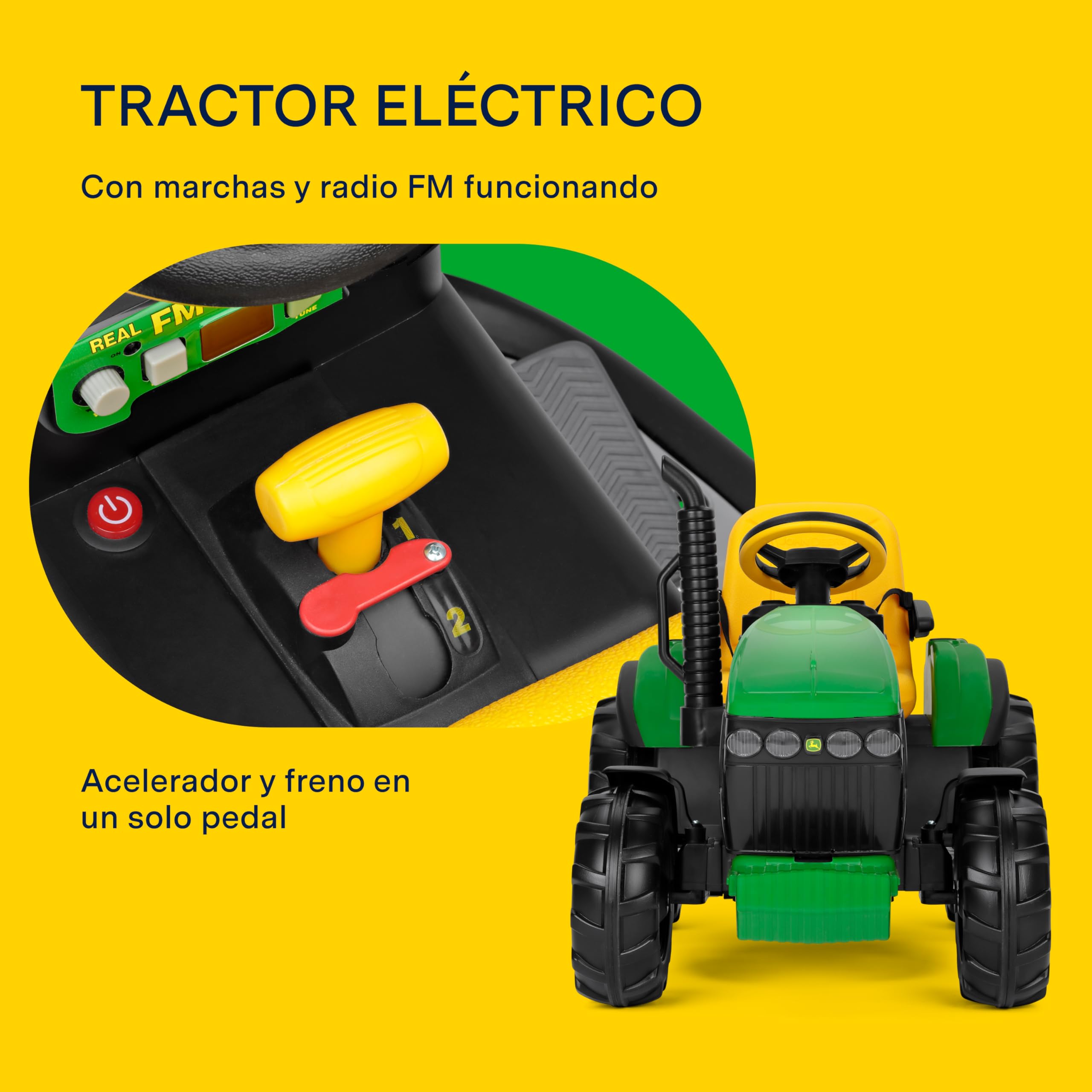 peg-perego-john-deere-rc-tractor-el-ctrico-12v-con-remolque-y-mando image 5