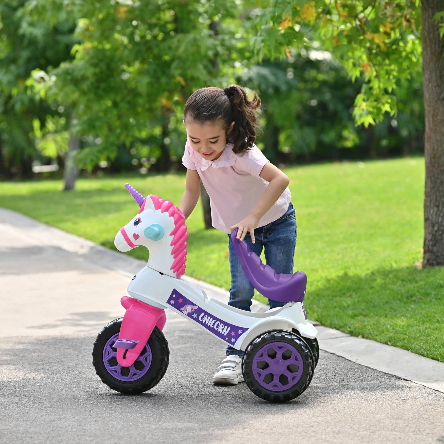 triciclo-prinsel-racer-unicornio-para-ni-a-2-a-5-a-os image 2
